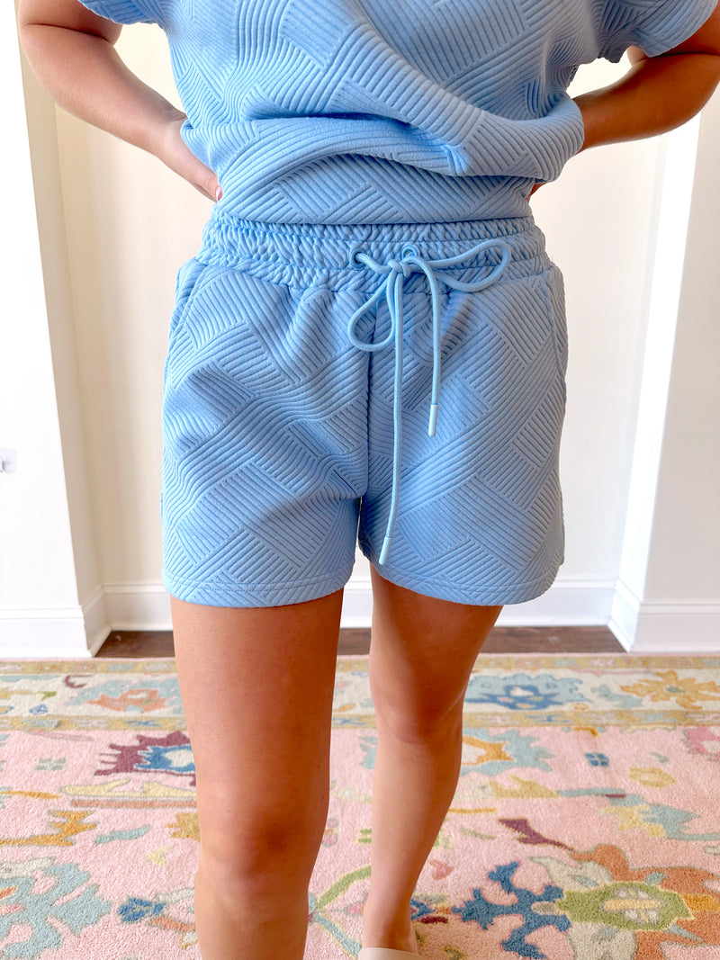 Macie Blue Shorts
