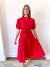 Savannah Red Maxi Dress