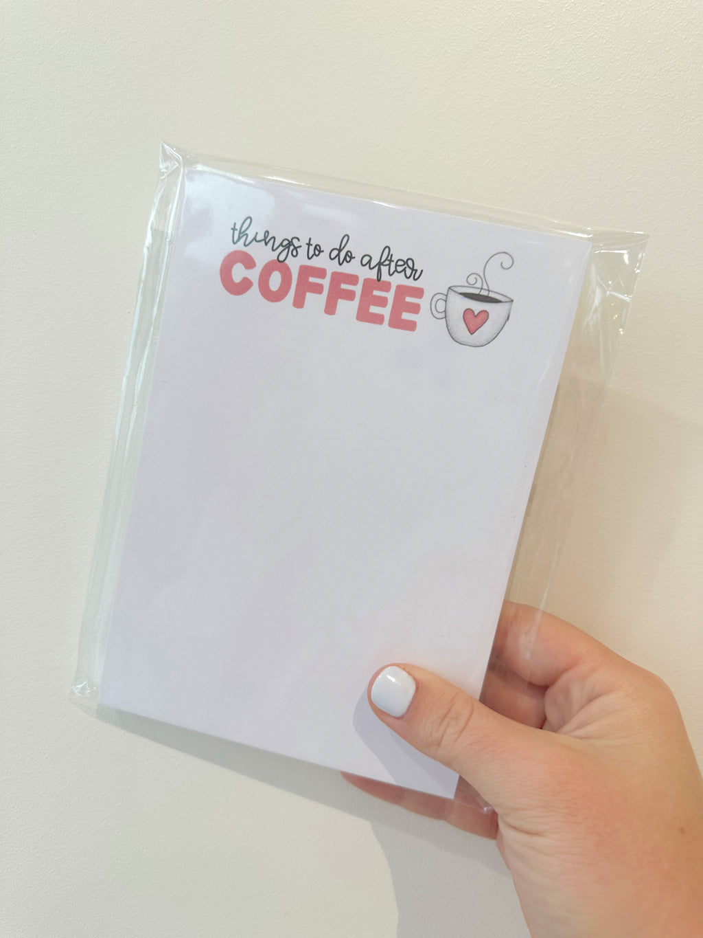"To Do After Coffee" Notepad