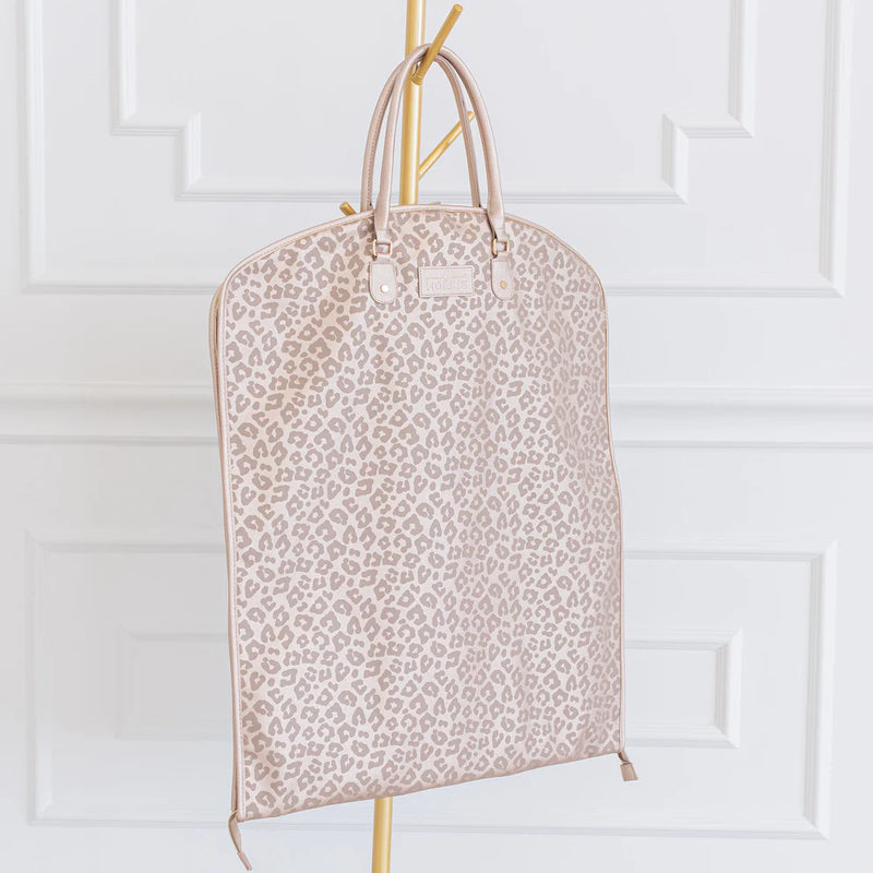 Glam Garment Bag-Leopard Print