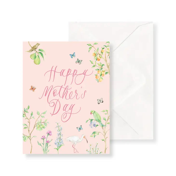 Pink Chinoiserie Mother's Day Card