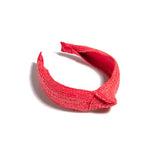 Red Woven Knotted Headband