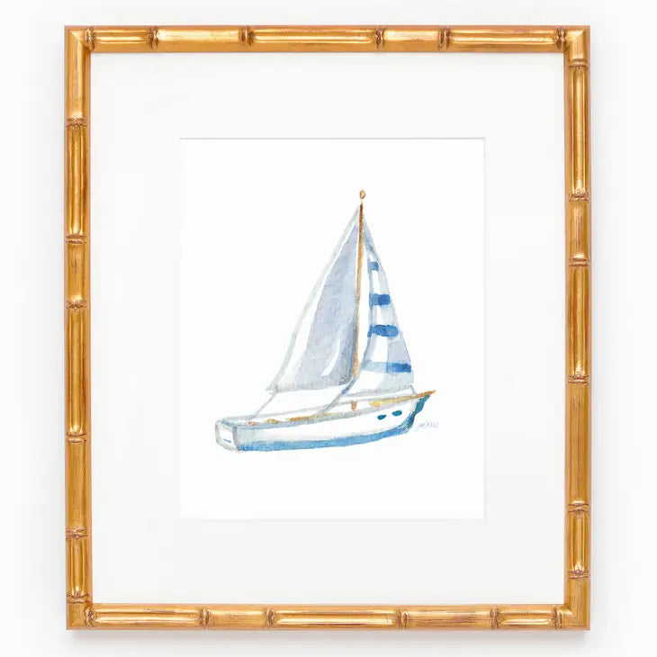Sailboat Art Print- 8x10