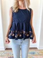 Rori Navy Top