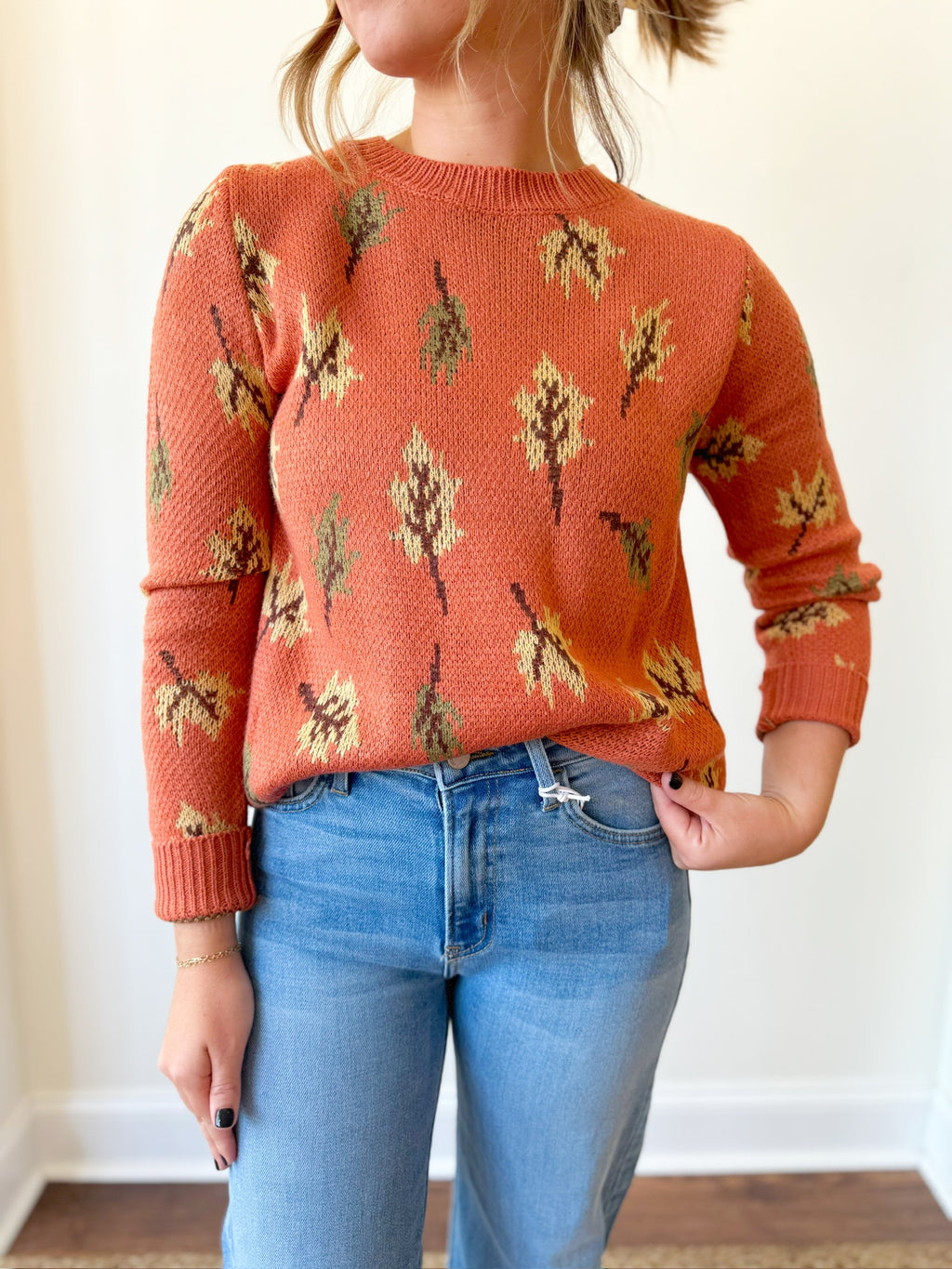 Tara Rust Sweater