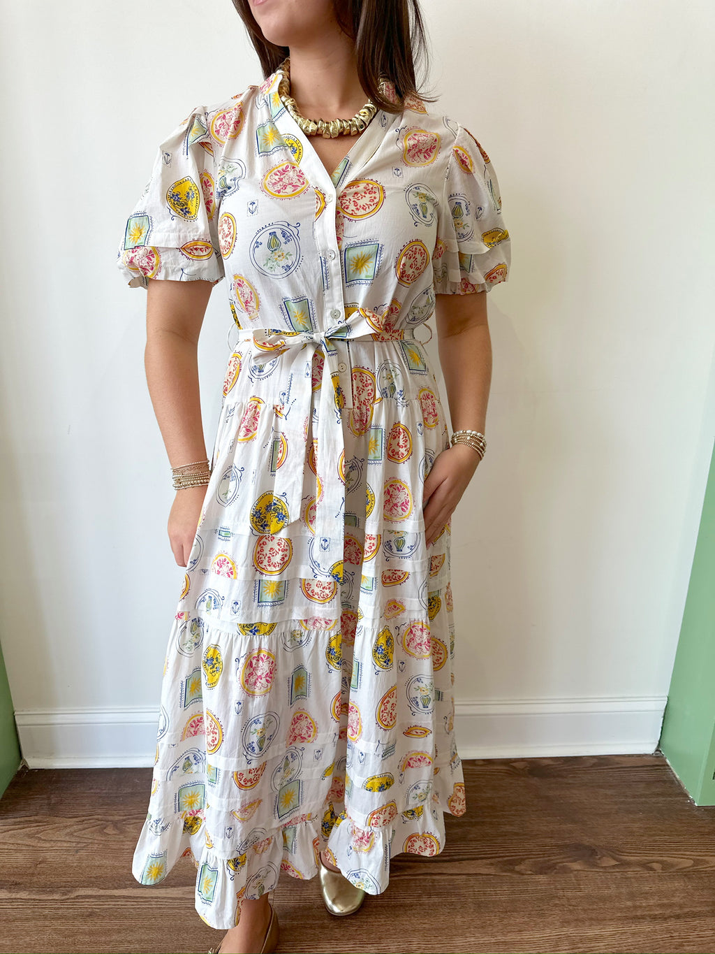 Beth Printed Dress