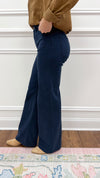 Annie Wide Leg Jeans-Navy