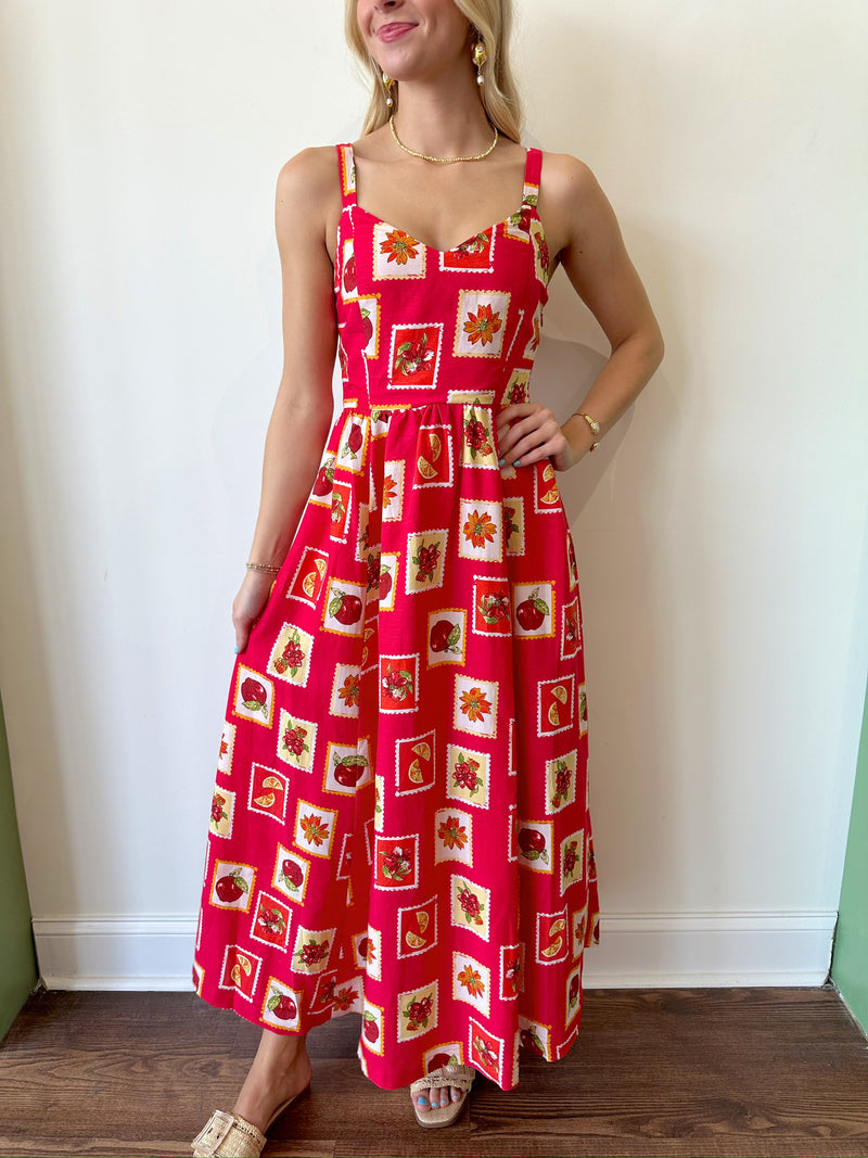 Angela Printed Dress