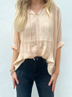 Maxine Pleated Top