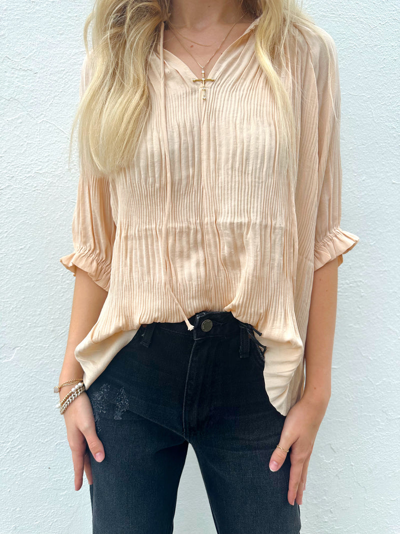 Maxine Pleated Top