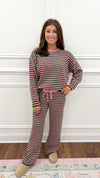 Heather Knit Set-Pink