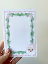 Pink Santa Notepad