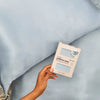 Satin Standard Pillowcase - Haze Blue