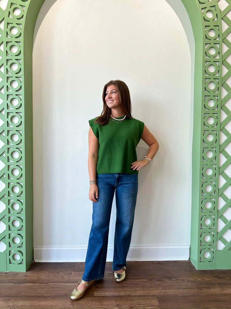 Sadie Green Top