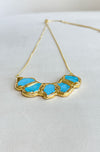EE Cluster Turquoise Necklace