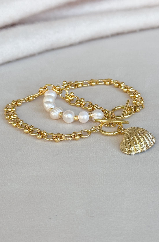 EE Seashell Loop Bracelet