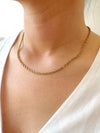 Azure Twist Chain Necklace