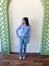 Avery Blue Cardigan