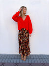 Jayda Red Sweater