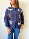 Hayden Navy Cardigan