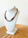 Harper Breaded Necklace-Dark Multi