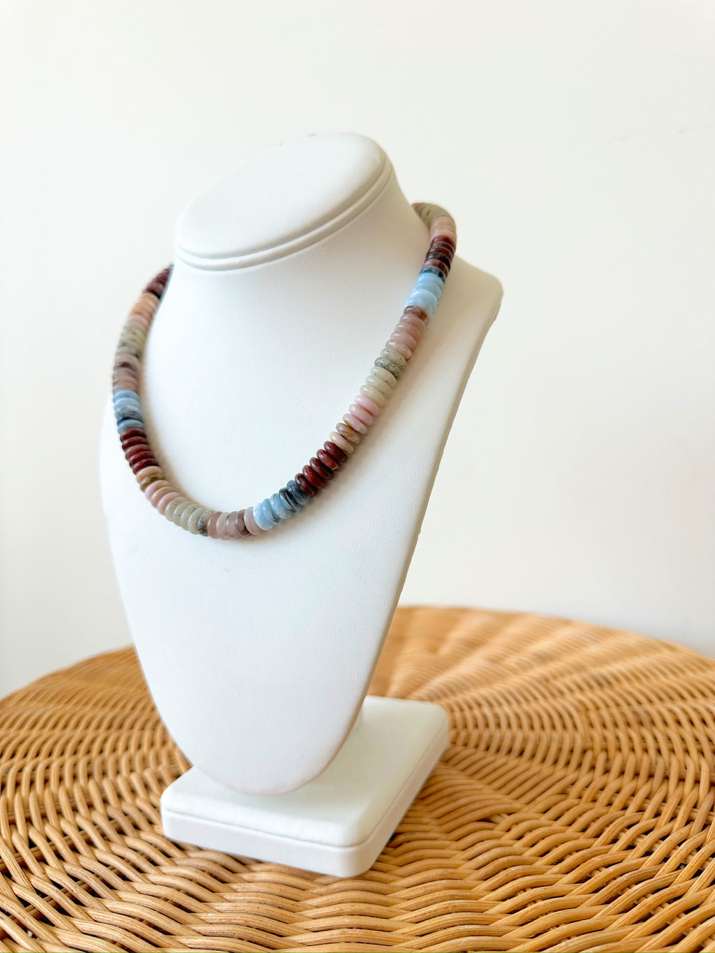 Harper Breaded Necklace-Dark Multi