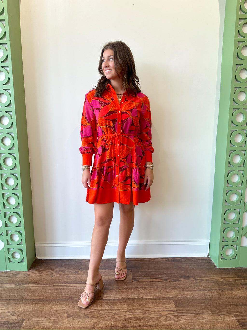 Maya Printed Dress