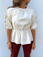 Donna Leather Top