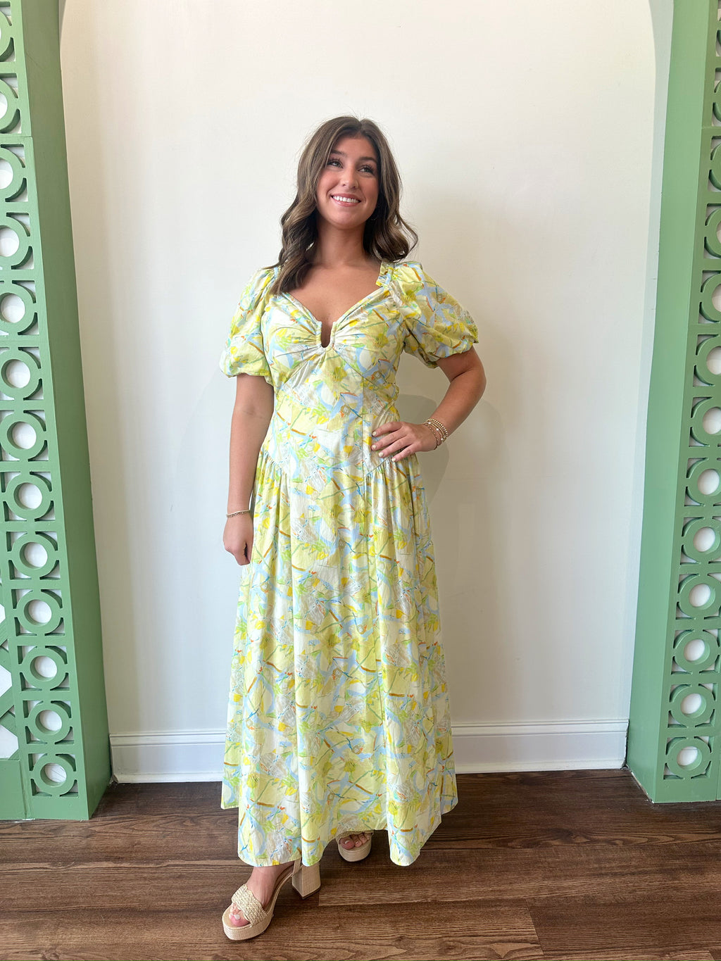 Lanna Printed Dress