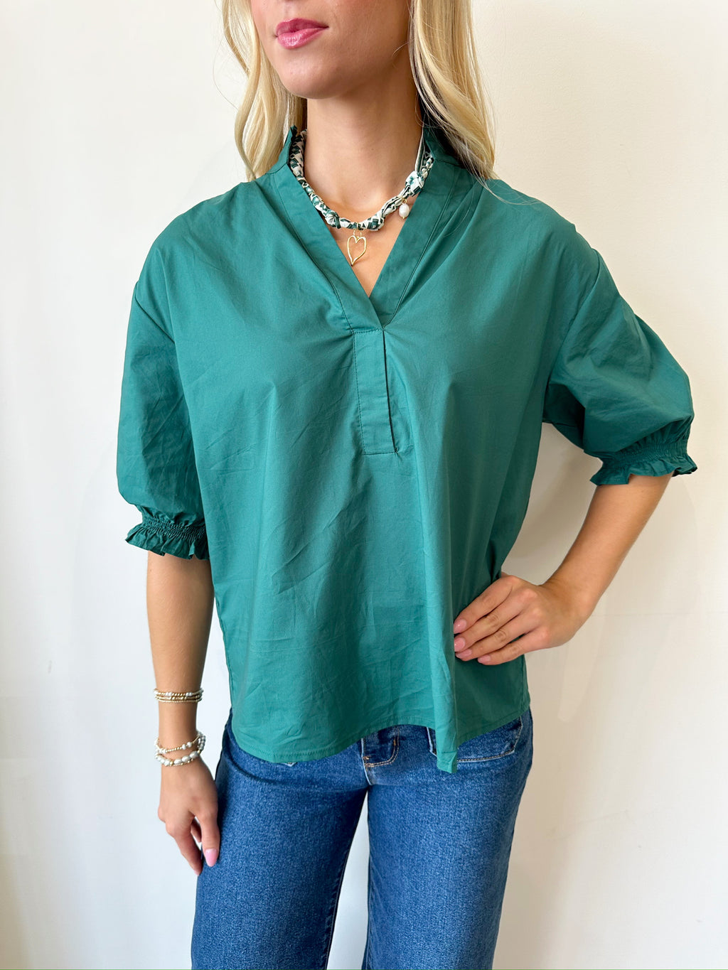 Leslie Green Top