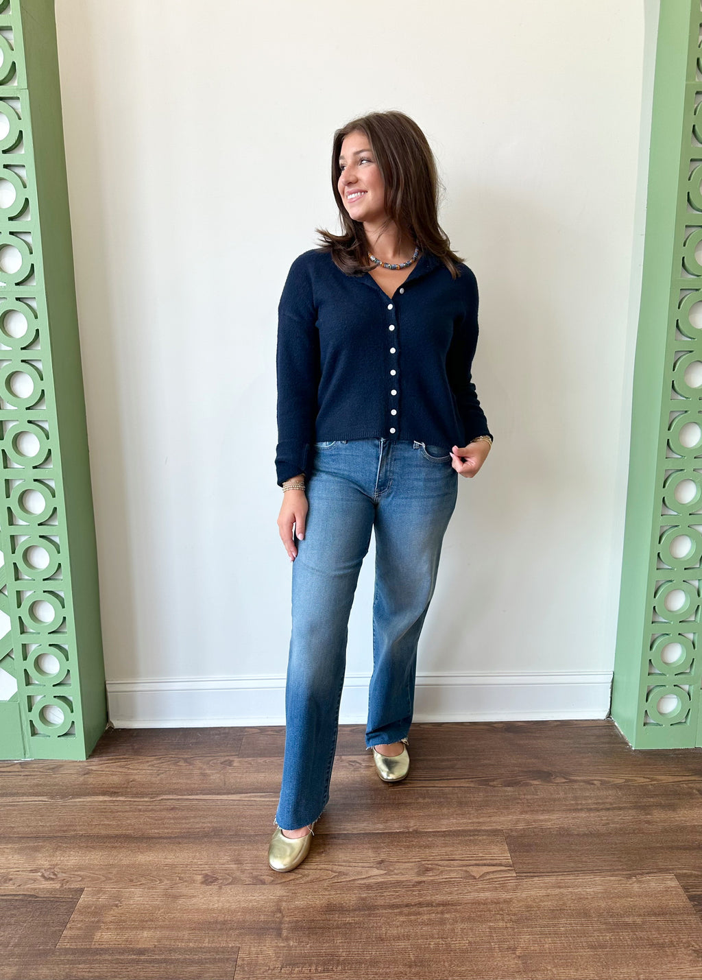 Taylor Navy Cardigan
