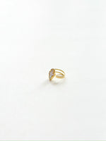EE Single Ring- Pearl Cross