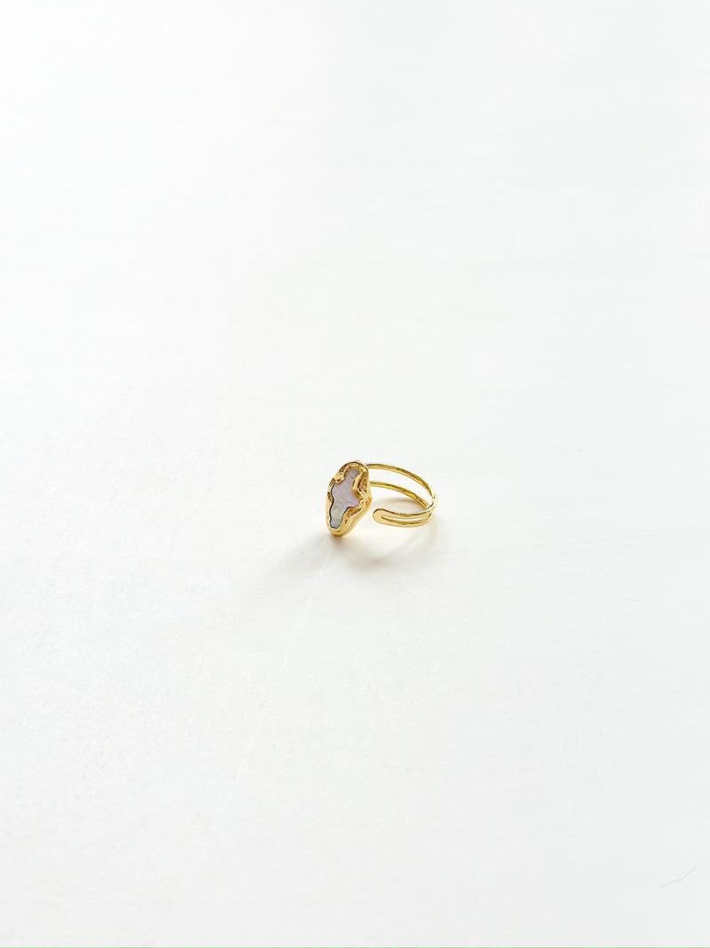 EE Single Ring- Pearl Cross