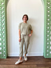 Leah Olive Top