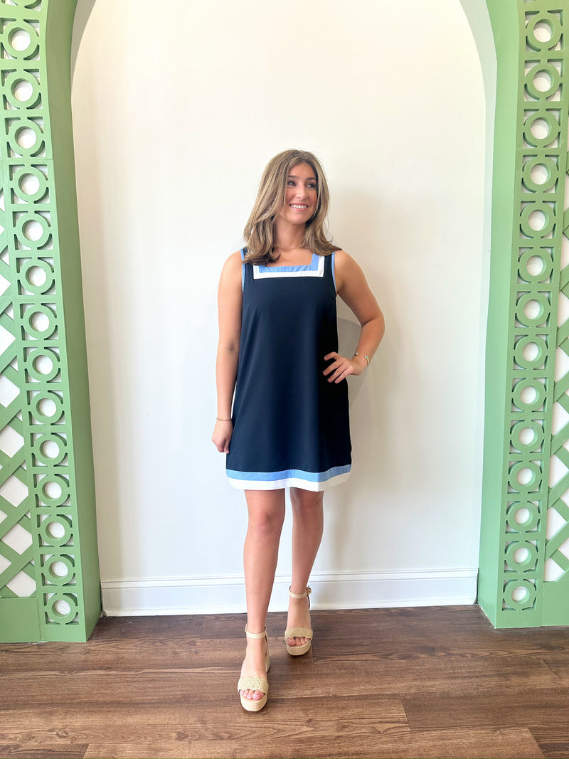 Peyton Navy Dress