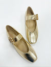 Ella Gold Flats