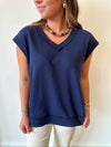 Ashley Navy Top
