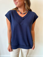 Ashley Navy Top