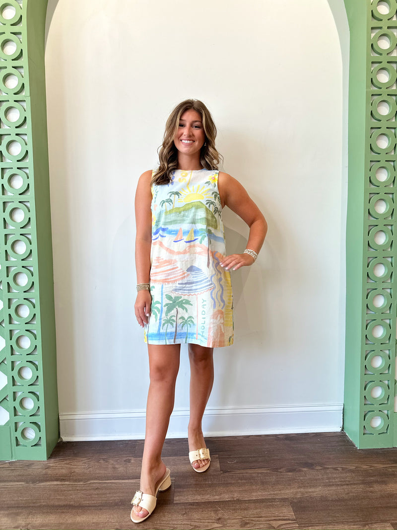 Catania Citrus Splash Dress