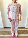 Annie Santa PJ Set-Pink