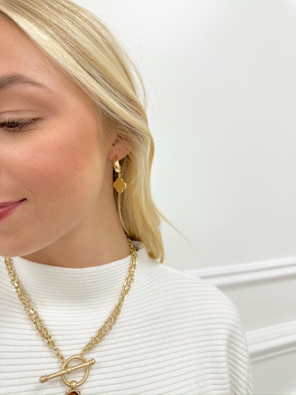 Ava Clover Earrings