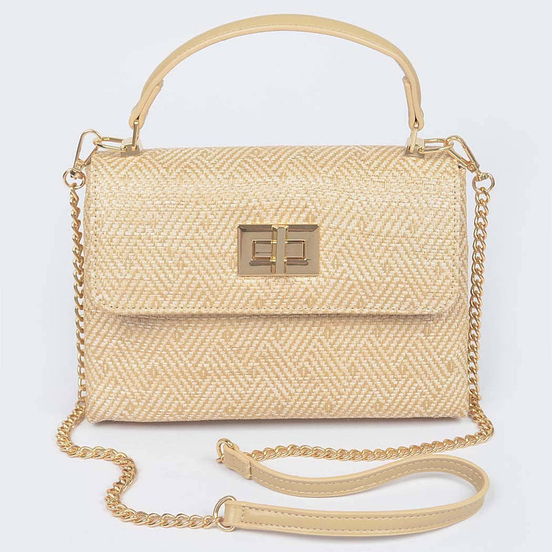 Logan Beige Crossbody Bag