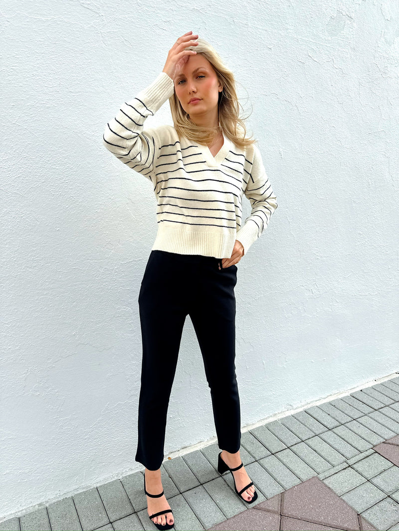Amelia Striped Sweater