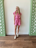 Tracey Pink Romper