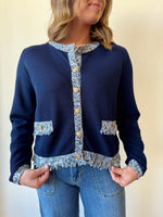 Wren Navy Cardigan