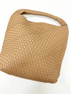 Brooke Woven Tote Bag- Taupe