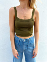Basic Brami Top Moss