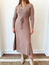 Audrey Taupe Dress