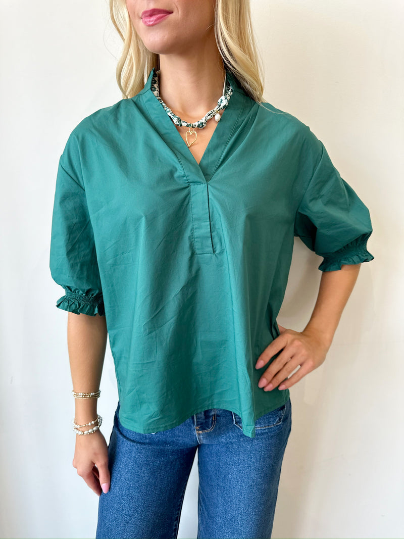 Leslie Green Top