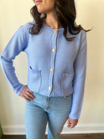 Avery Blue Cardigan